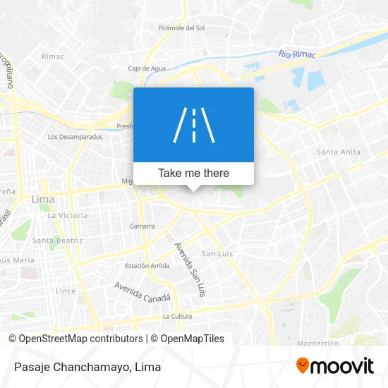 Pasaje Chanchamayo map