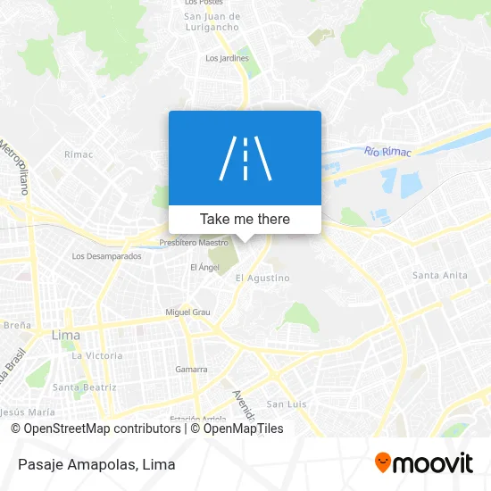 Pasaje Amapolas map