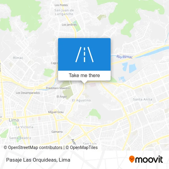 Pasaje Las Orquideas map