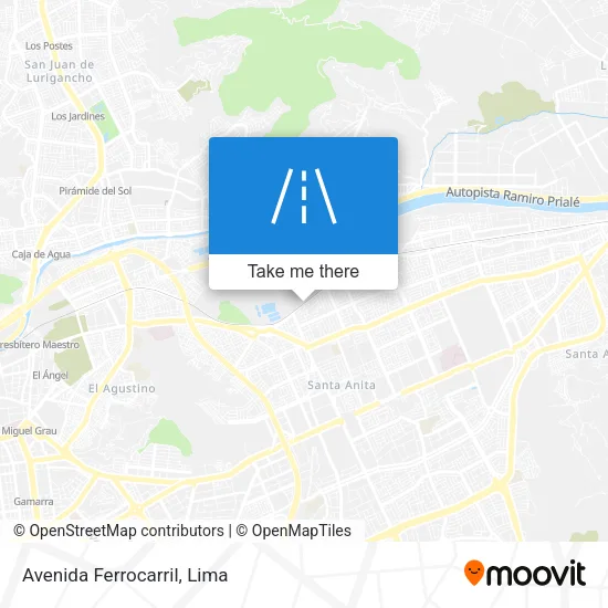 Avenida Ferrocarril map