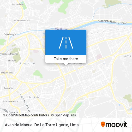 Avenida Manuel De La Torre Ugarte map