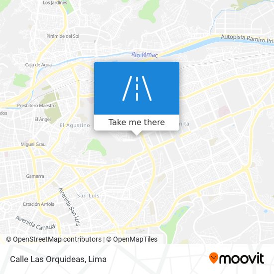 Calle Las Orquideas map