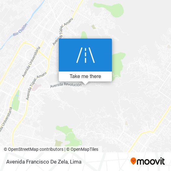 Avenida Francisco De Zela map