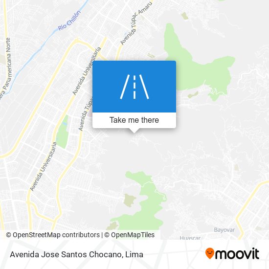 Avenida Jose Santos Chocano map