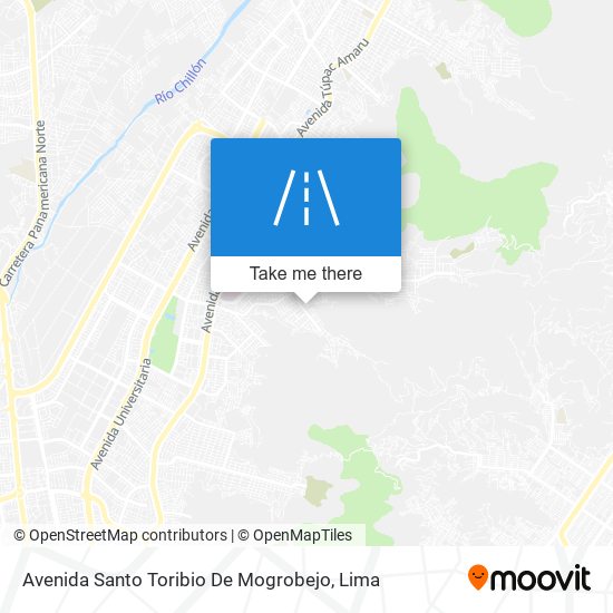 Avenida Santo Toribio De Mogrobejo map