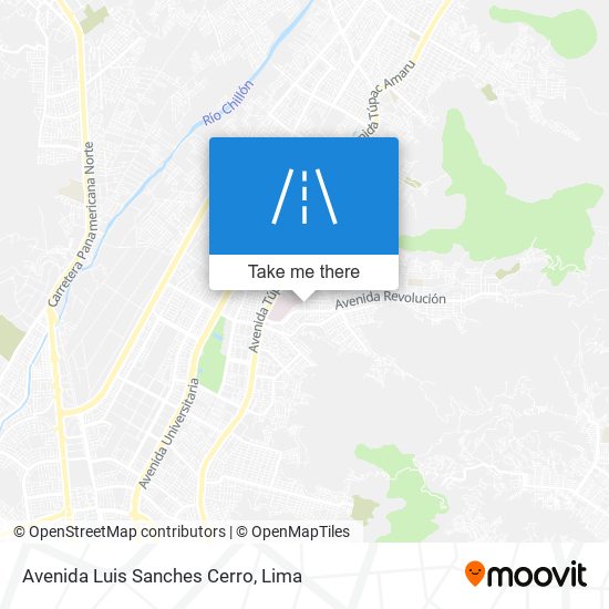 Avenida Luis Sanches Cerro map