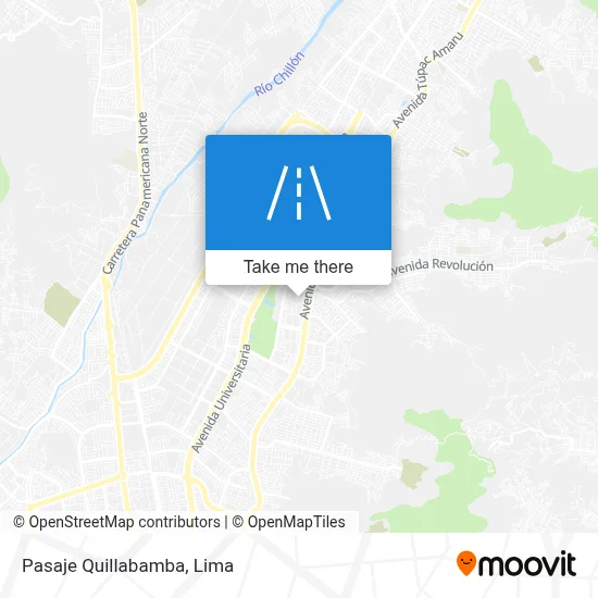 Pasaje Quillabamba map