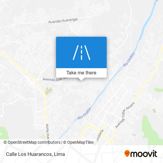 Mapa de Calle Los Huarancos