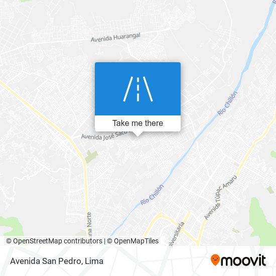 Avenida San Pedro map