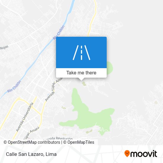 Mapa de Calle San Lazaro