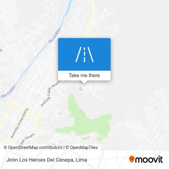 Mapa de Jirón Los Heroes Del Cenepa