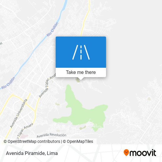 Mapa de Avenida Piramide