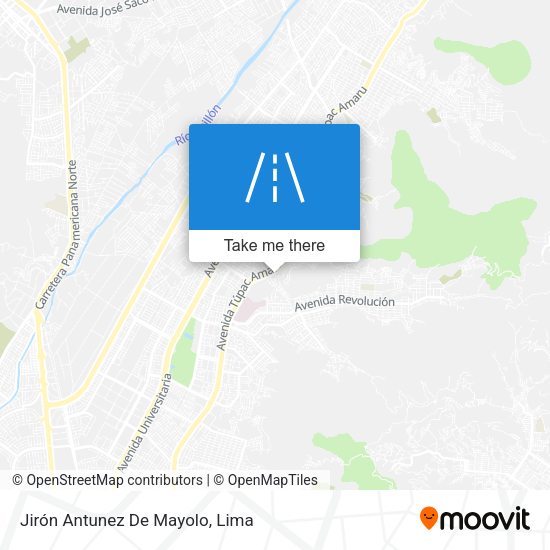 Mapa de Jirón Antunez De Mayolo