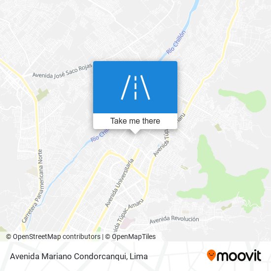 Avenida Mariano Condorcanqui map