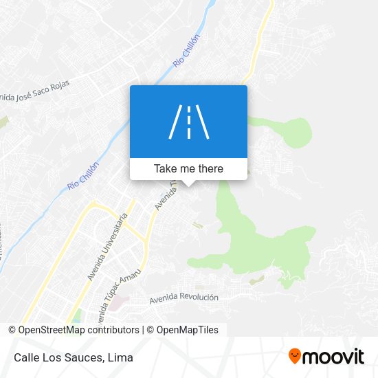 Mapa de Calle Los Sauces