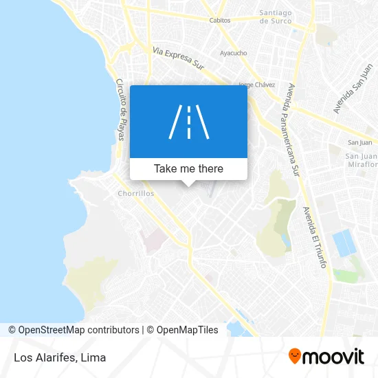 Los Alarifes map