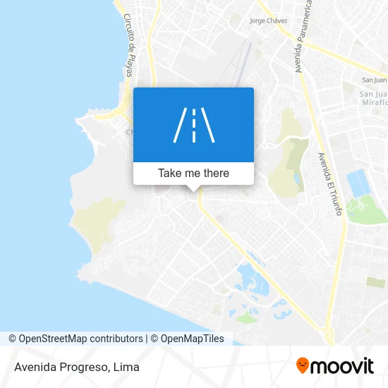 Avenida Progreso map