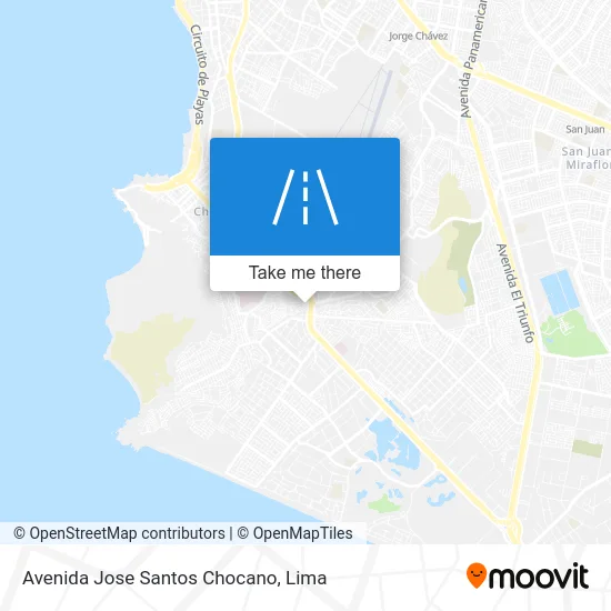 Avenida Jose Santos Chocano map