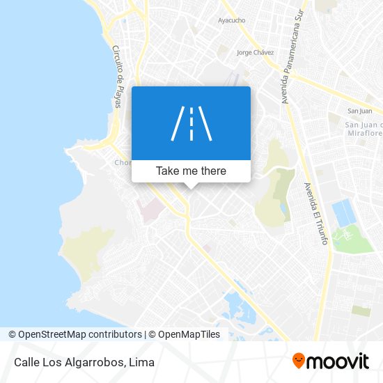 Calle Los Algarrobos map