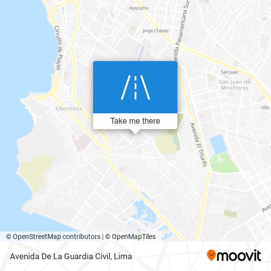 Mapa de Avenida De La Guardia Civil