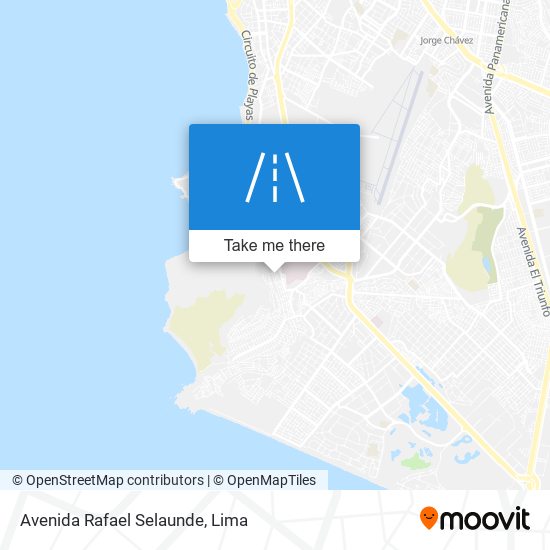 Avenida Rafael Selaunde map