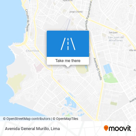 Mapa de Avenida General Murillo