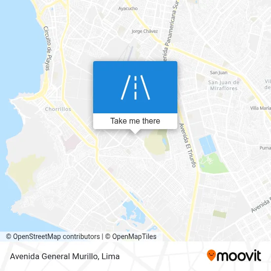 Avenida General Murillo map