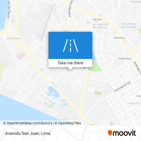 Avenida San Juan map