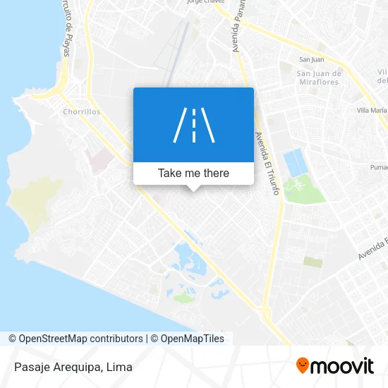 Pasaje Arequipa map