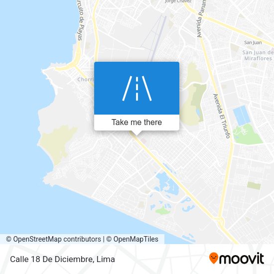 Mapa de Calle 18 De Diciembre