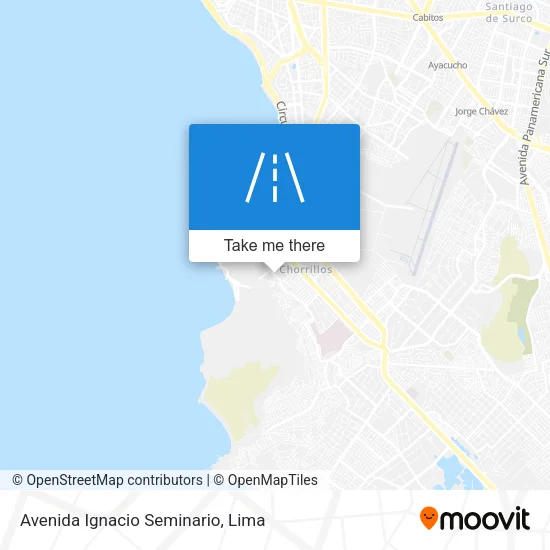 Avenida Ignacio Seminario map