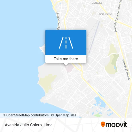 Avenida Julio Calero map