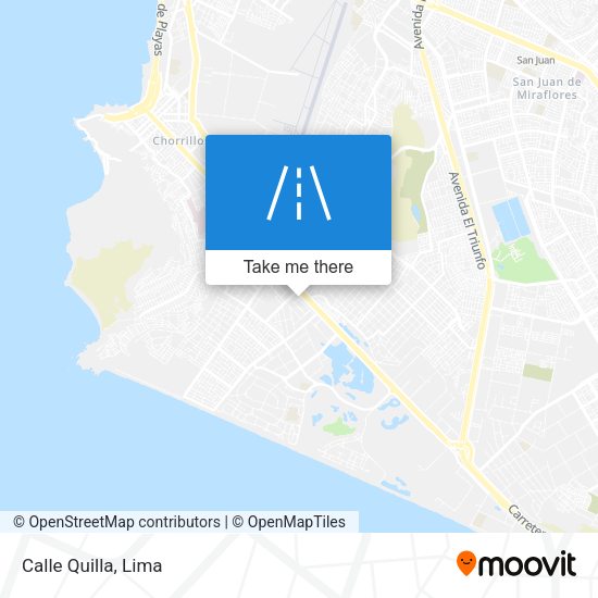 Mapa de Calle Quilla