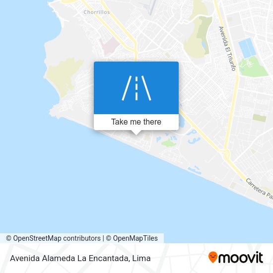 Avenida Alameda La Encantada map