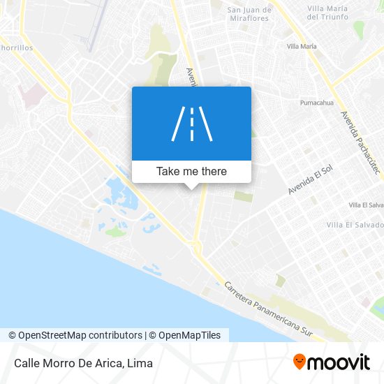 Calle Morro De Arica map