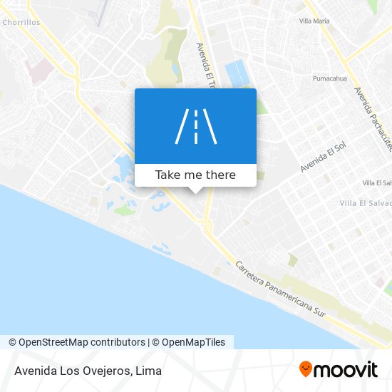 Avenida Los Ovejeros map