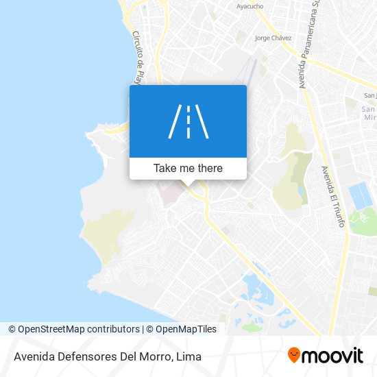Avenida Defensores Del Morro map