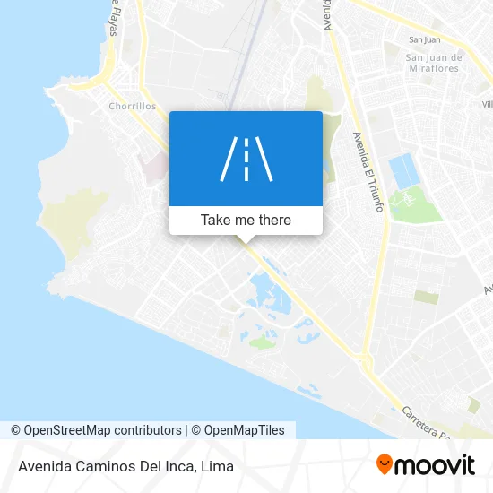 Avenida Caminos Del Inca map