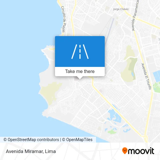 Mapa de Avenida Miramar