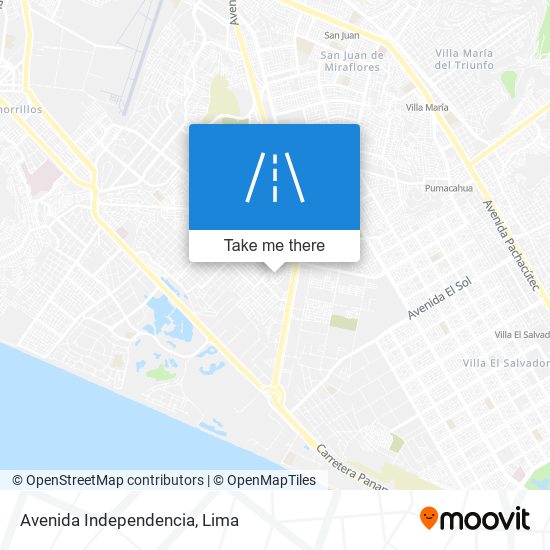 Avenida Independencia map