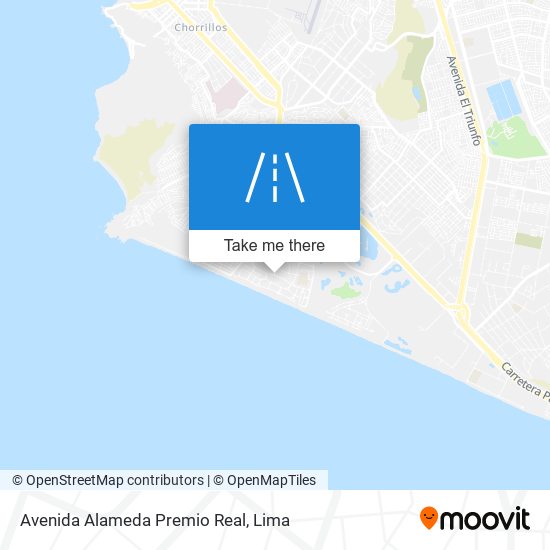 Mapa de Avenida Alameda Premio Real