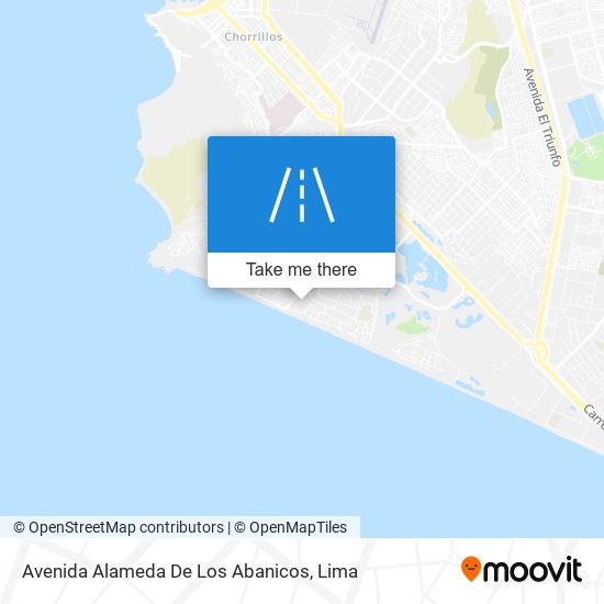 Avenida Alameda De Los Abanicos map