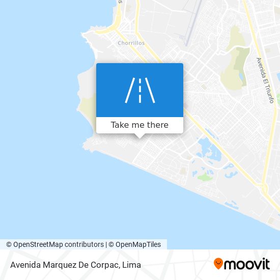 Avenida Marquez De Corpac map