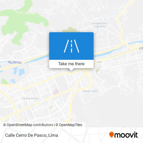 Mapa de Calle Cerro De Pasco