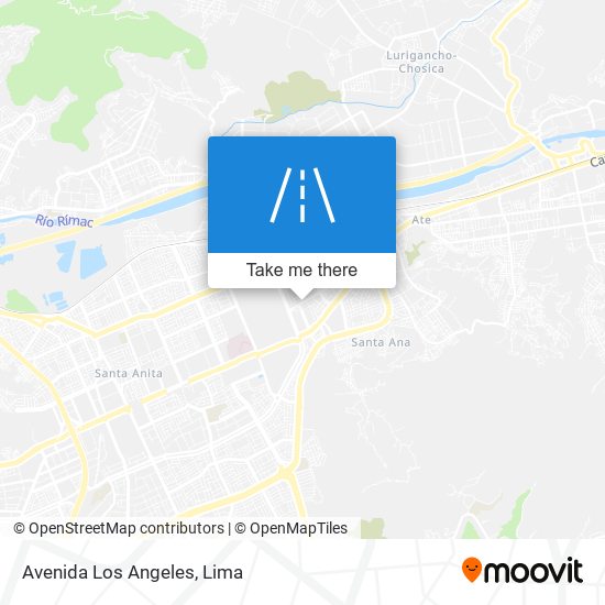 Avenida Los Angeles map