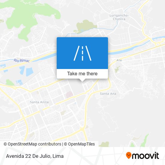 Mapa de Avenida 22 De Julio