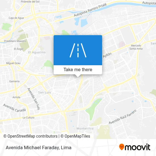 Avenida Michael Faraday map