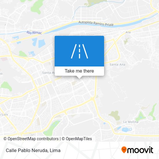Mapa de Calle Pablo Neruda