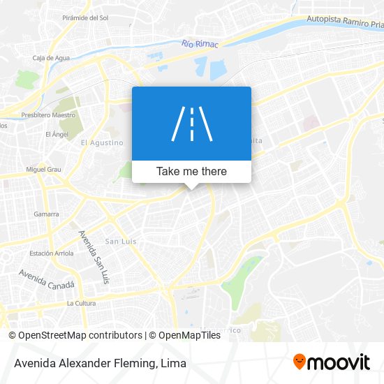 Avenida Alexander Fleming map