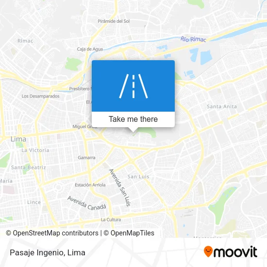 Pasaje Ingenio map